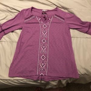 Light purple women’s blouse